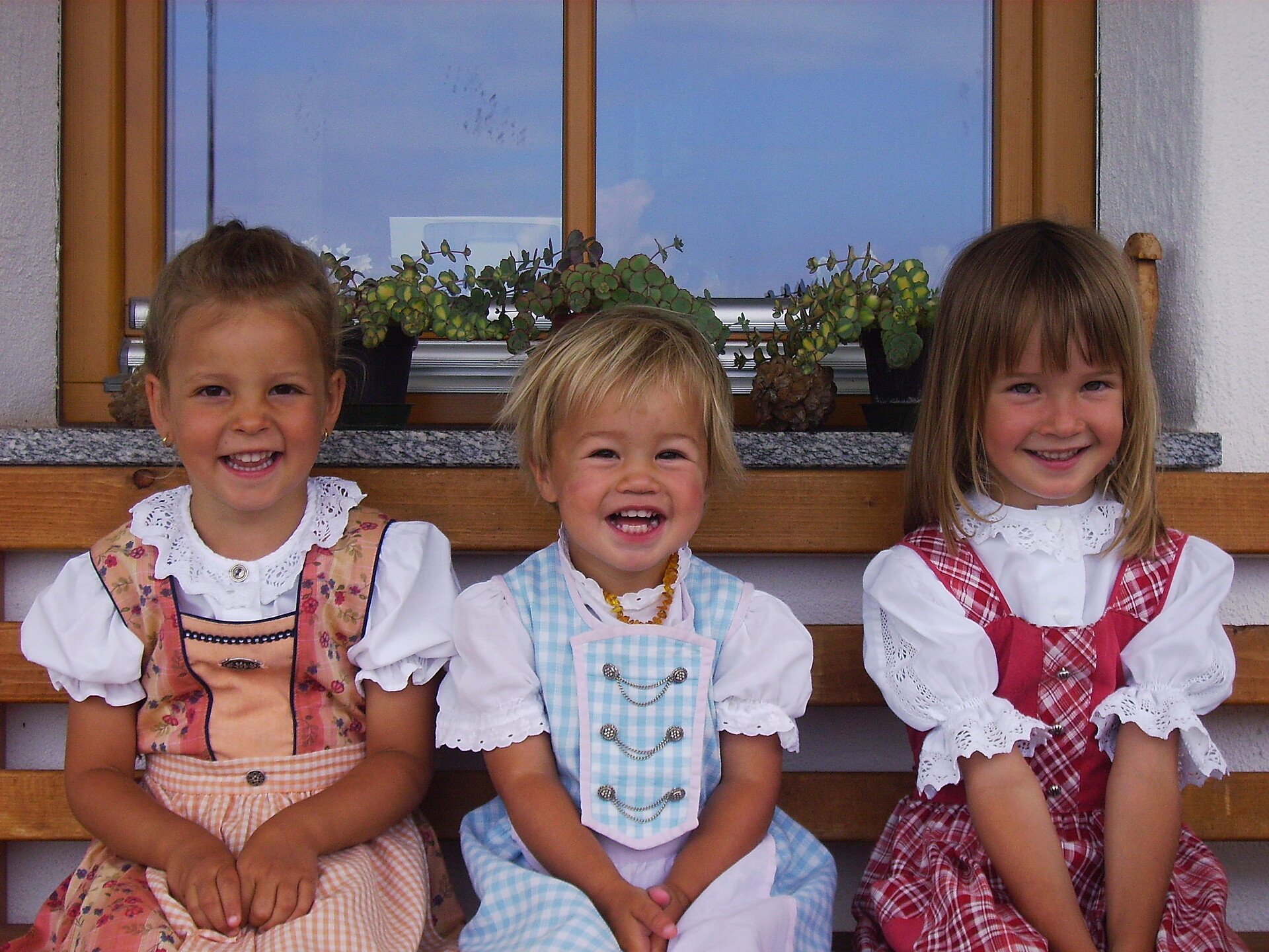The children from the Ganthalerhof