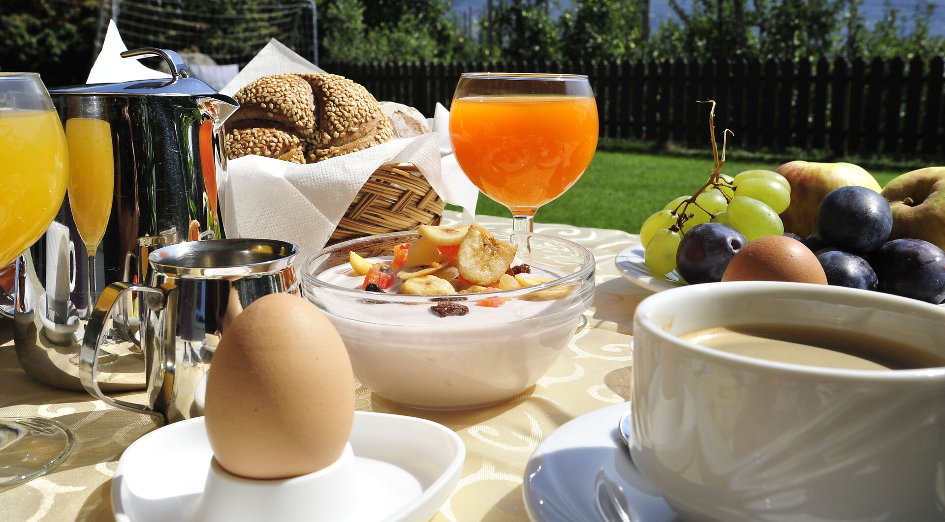 Frühstück im Freien