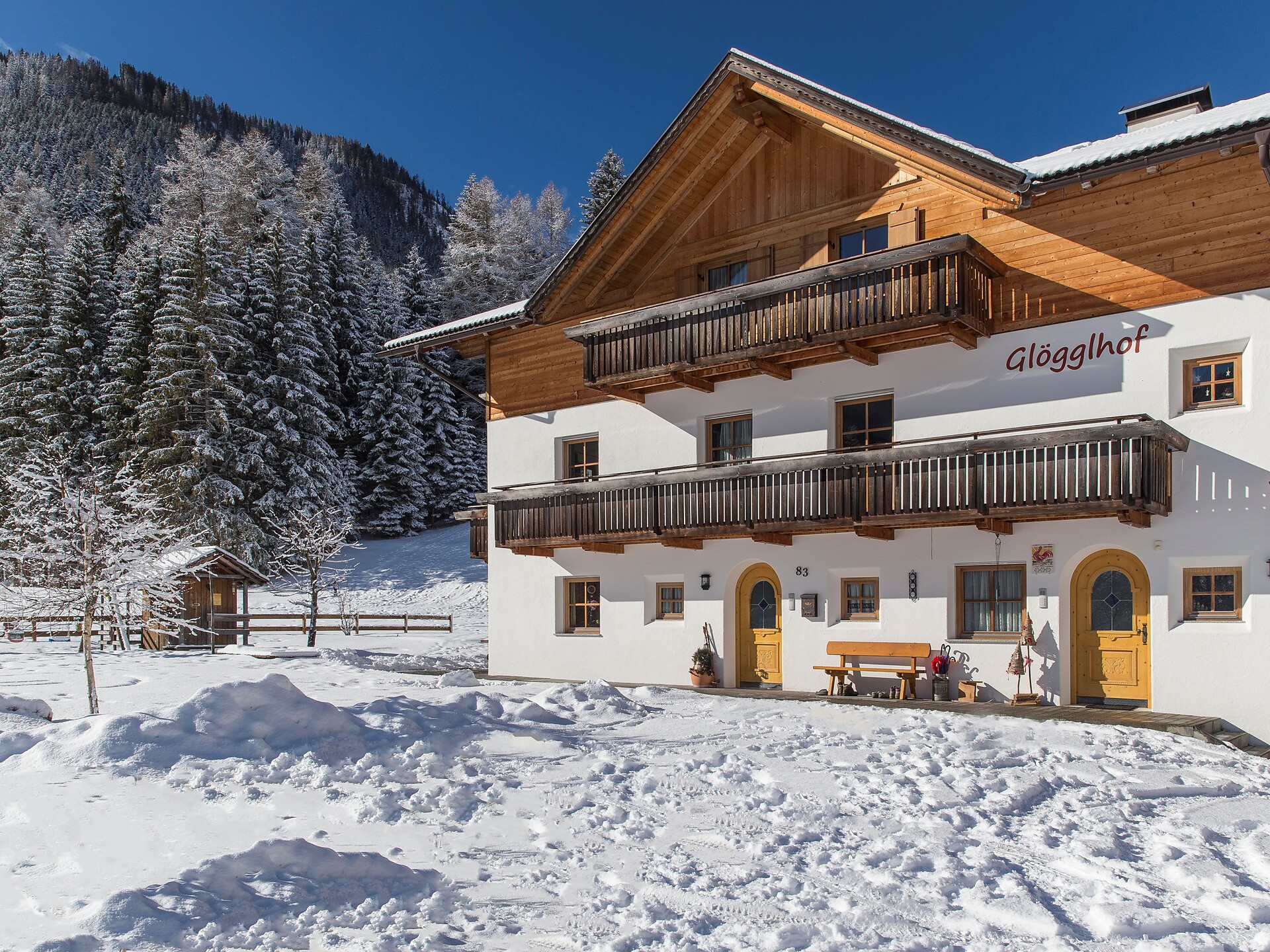 Glögglhof in inverno