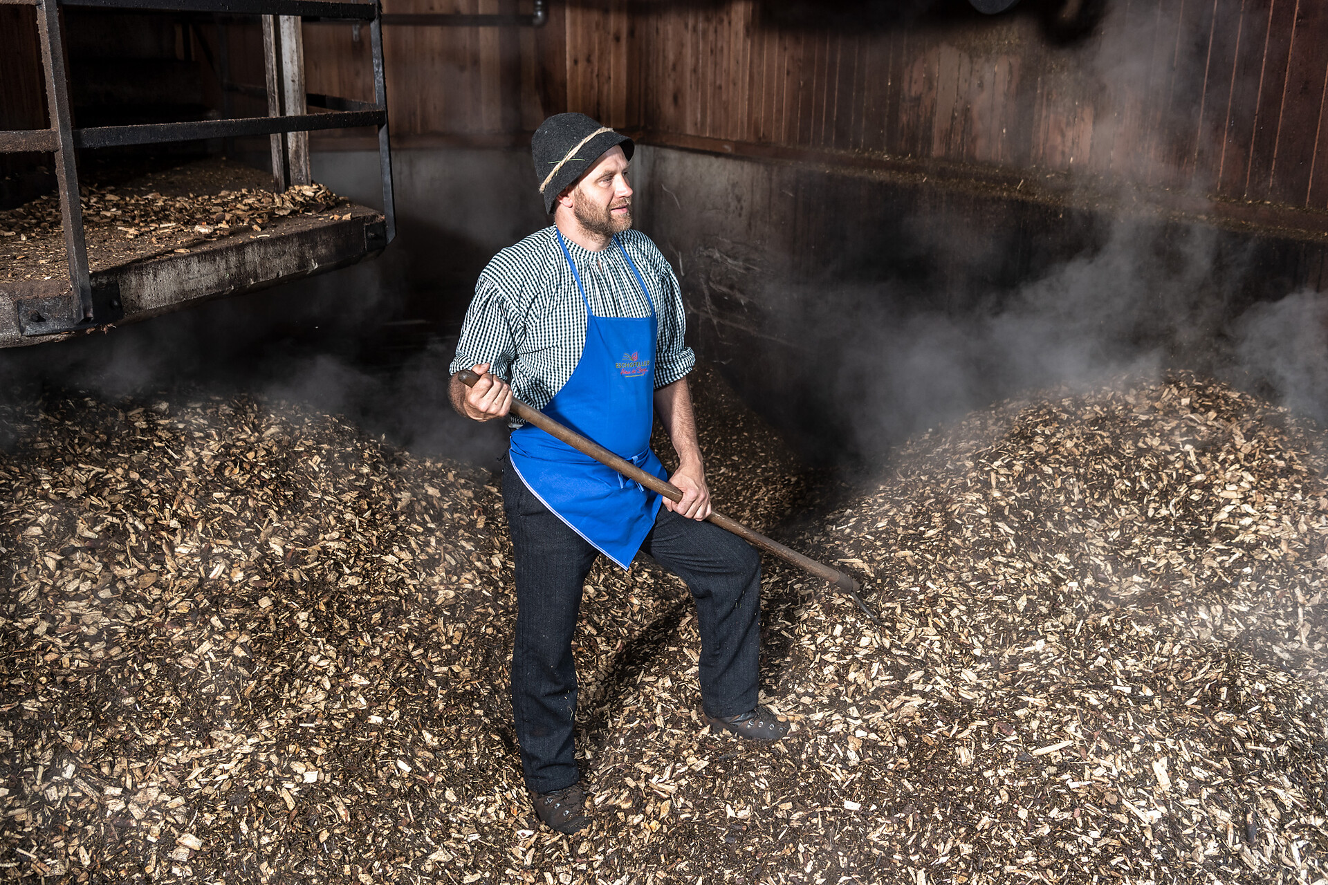 Mountain pine oil distillery