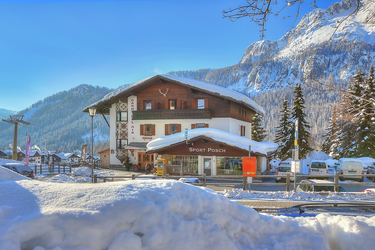 Garni Bel Air in winter