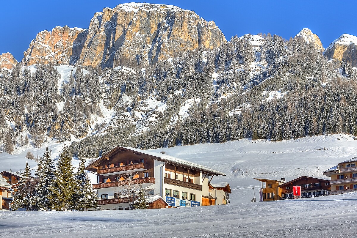 Garni Bel Air in winter