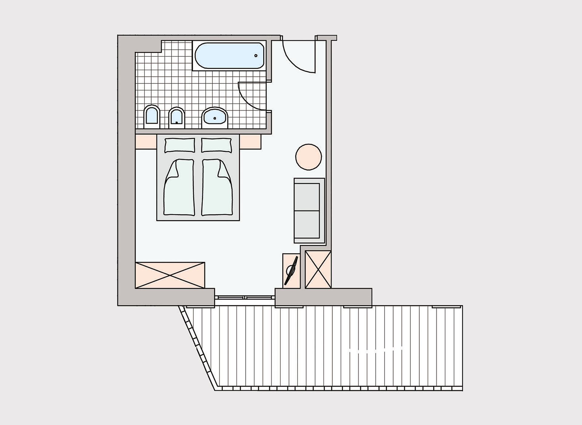 Comfort room 22m2