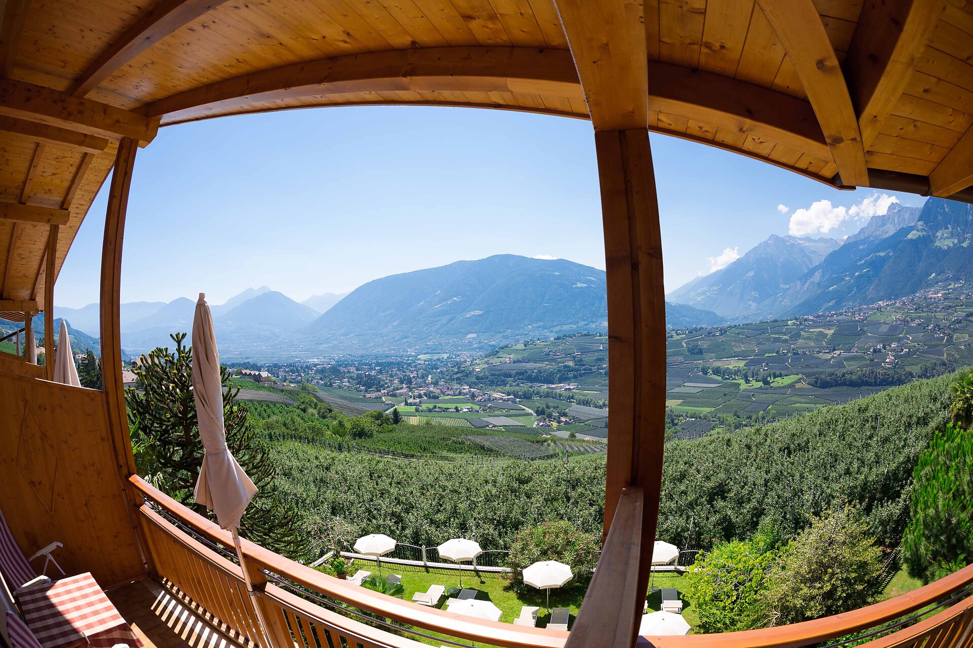 Panorama auf Meran