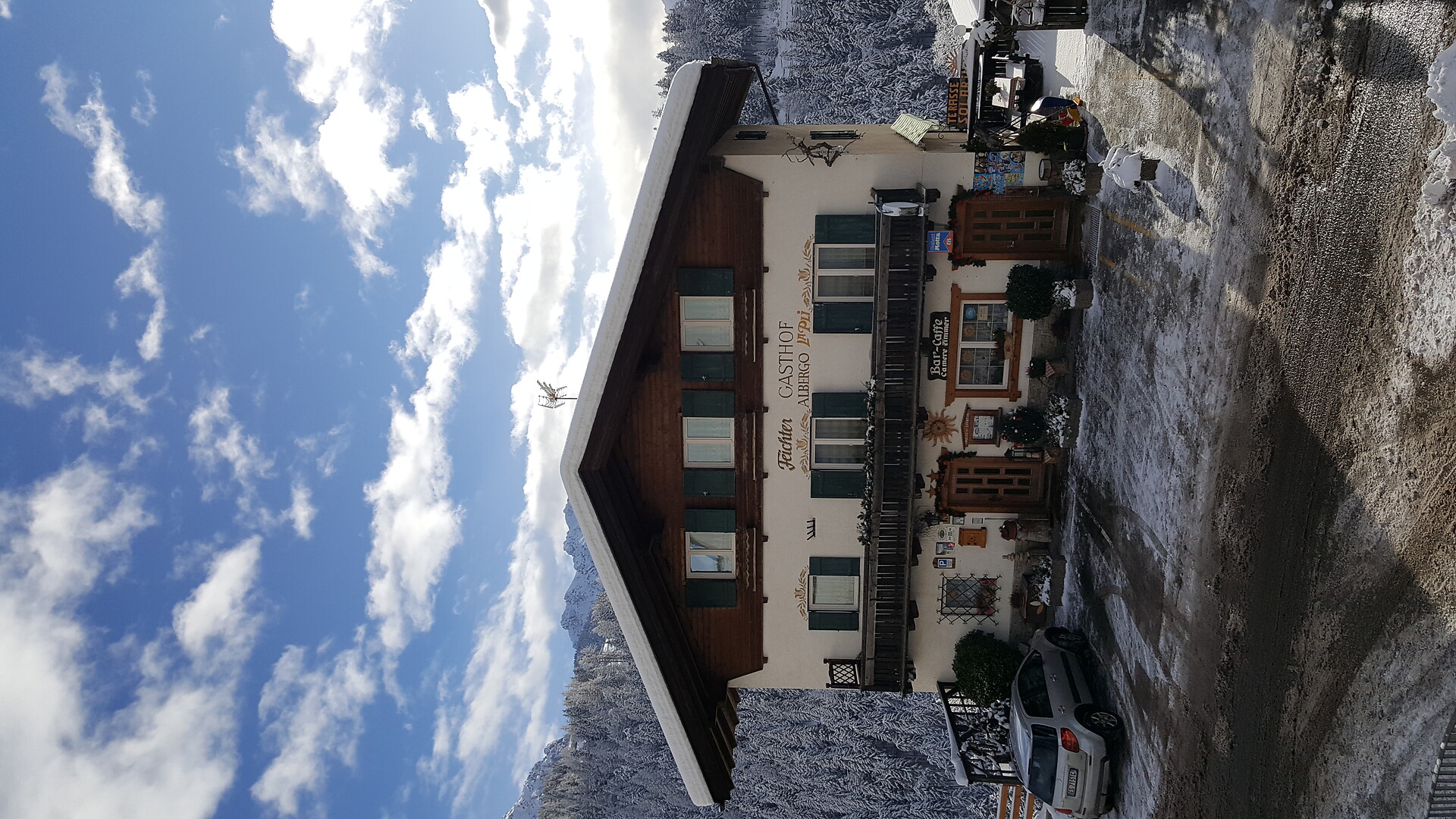 Guesthouse in winter