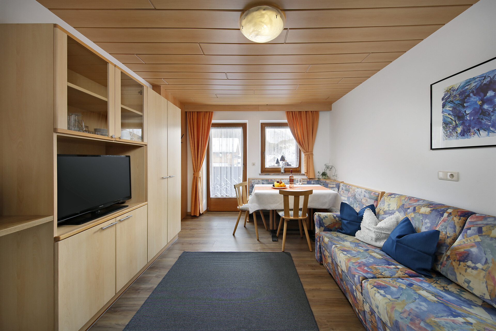 Kitchen and living room