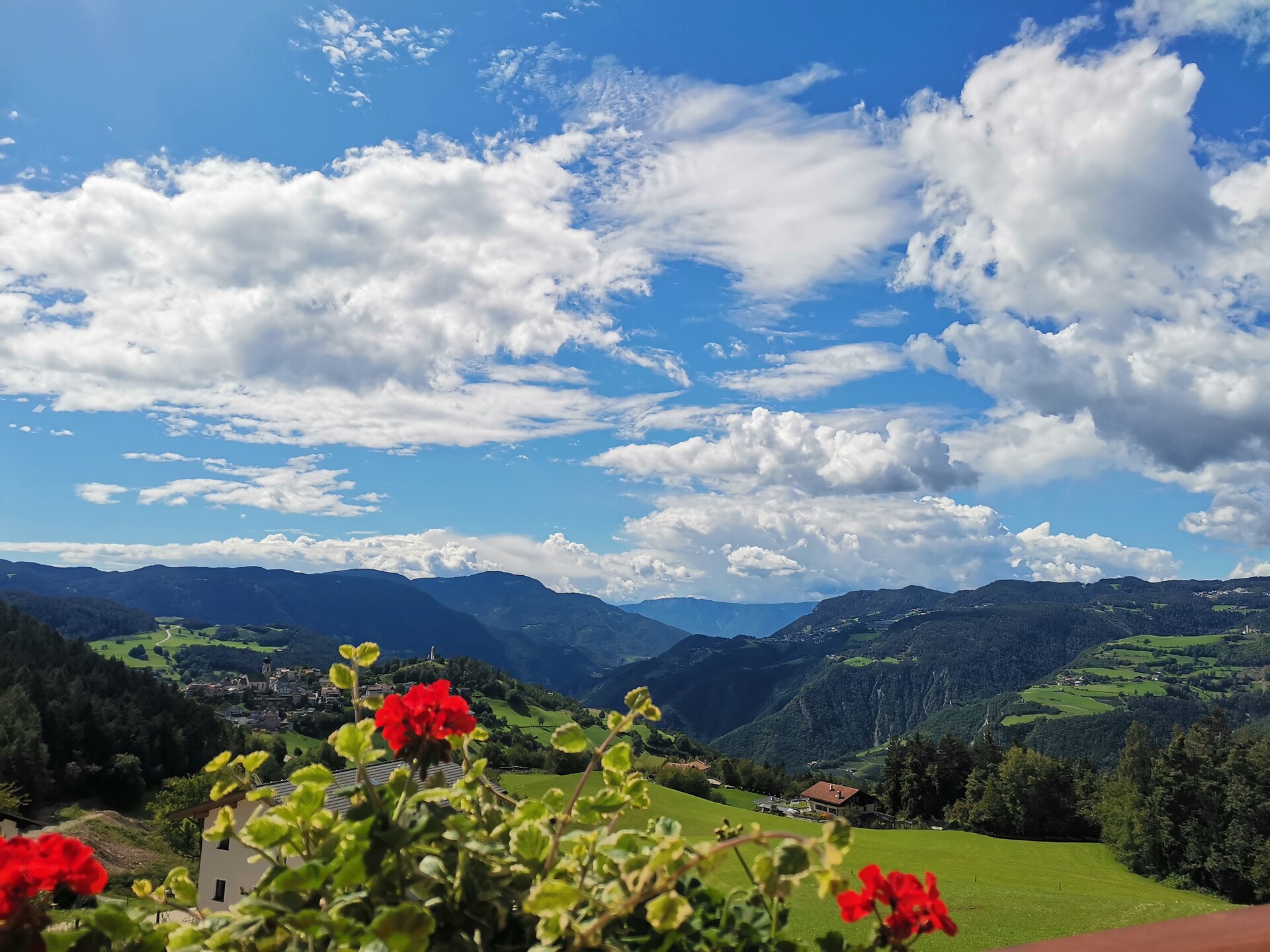 Aussicht vom Balkon