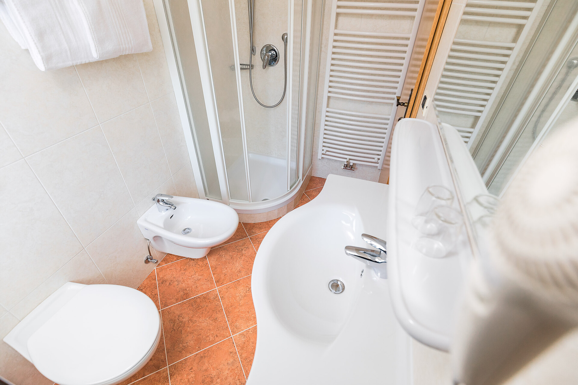 Bagno con doccia