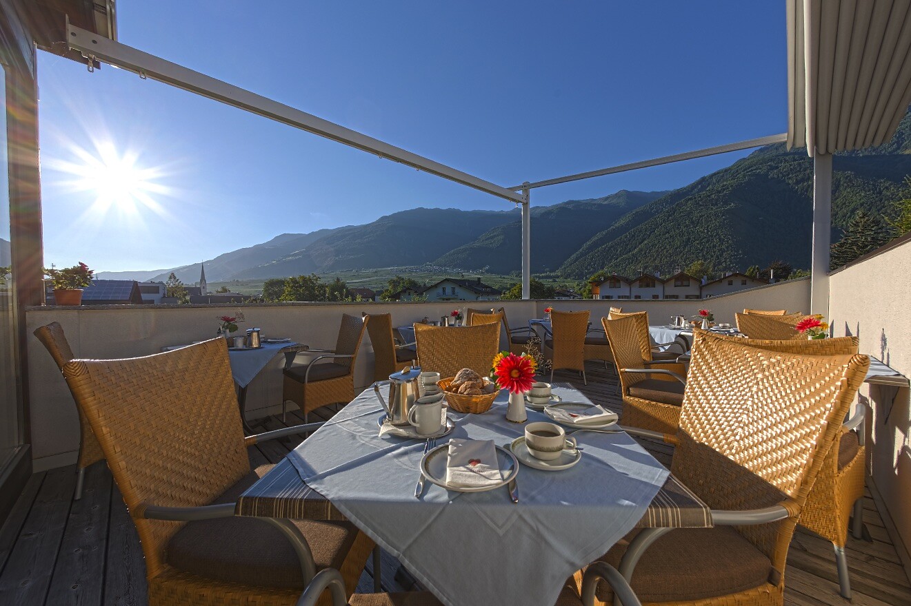 Breakfast terrace