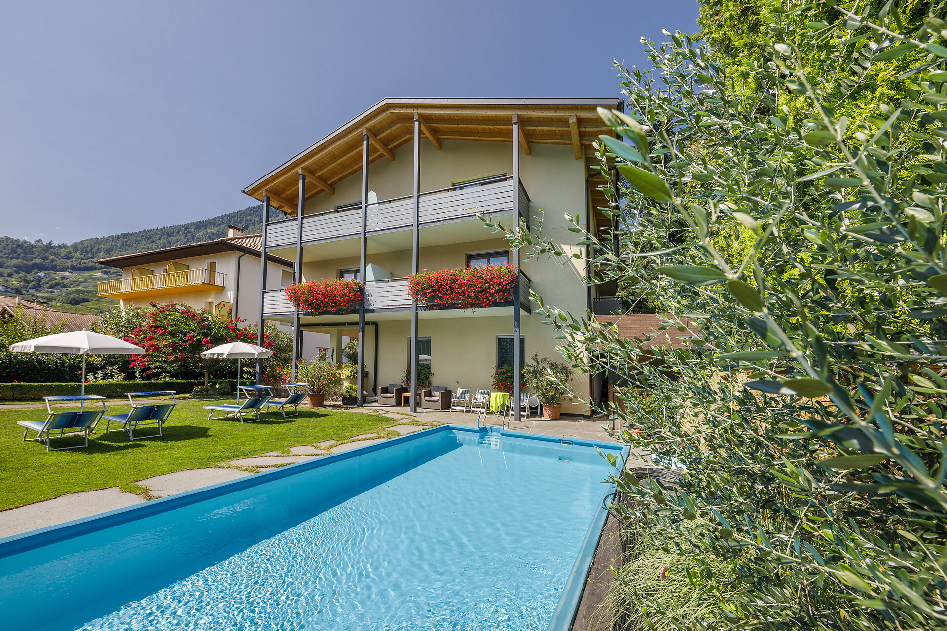 Garten, mit Pool