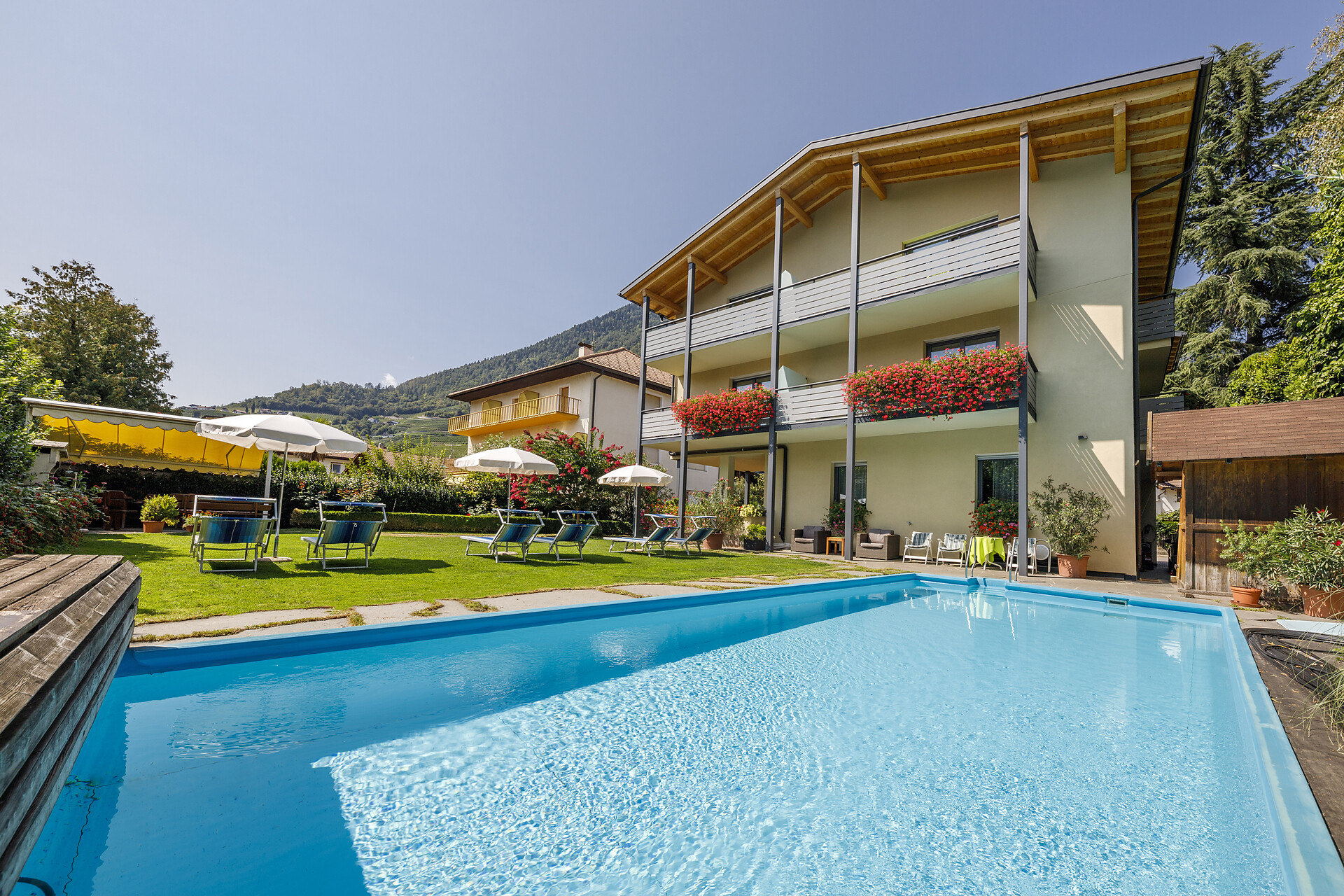 Garten, mit Pool