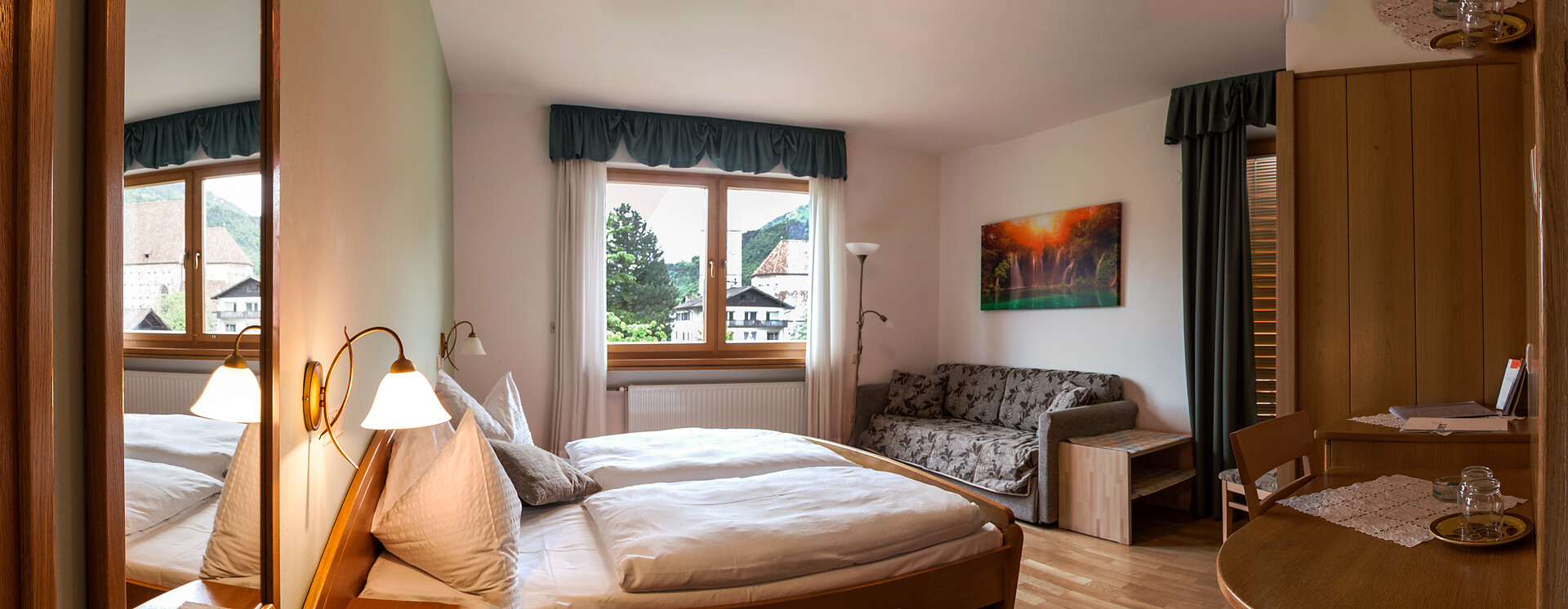double room with bathroom