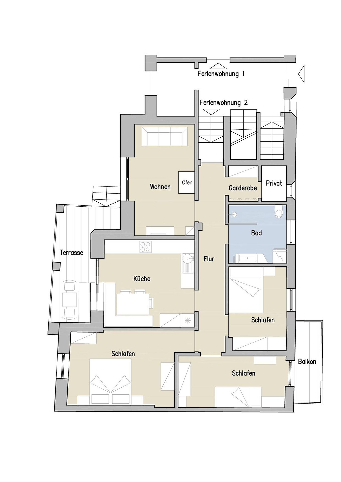 floor plan apartment "Pfußer Lahn"