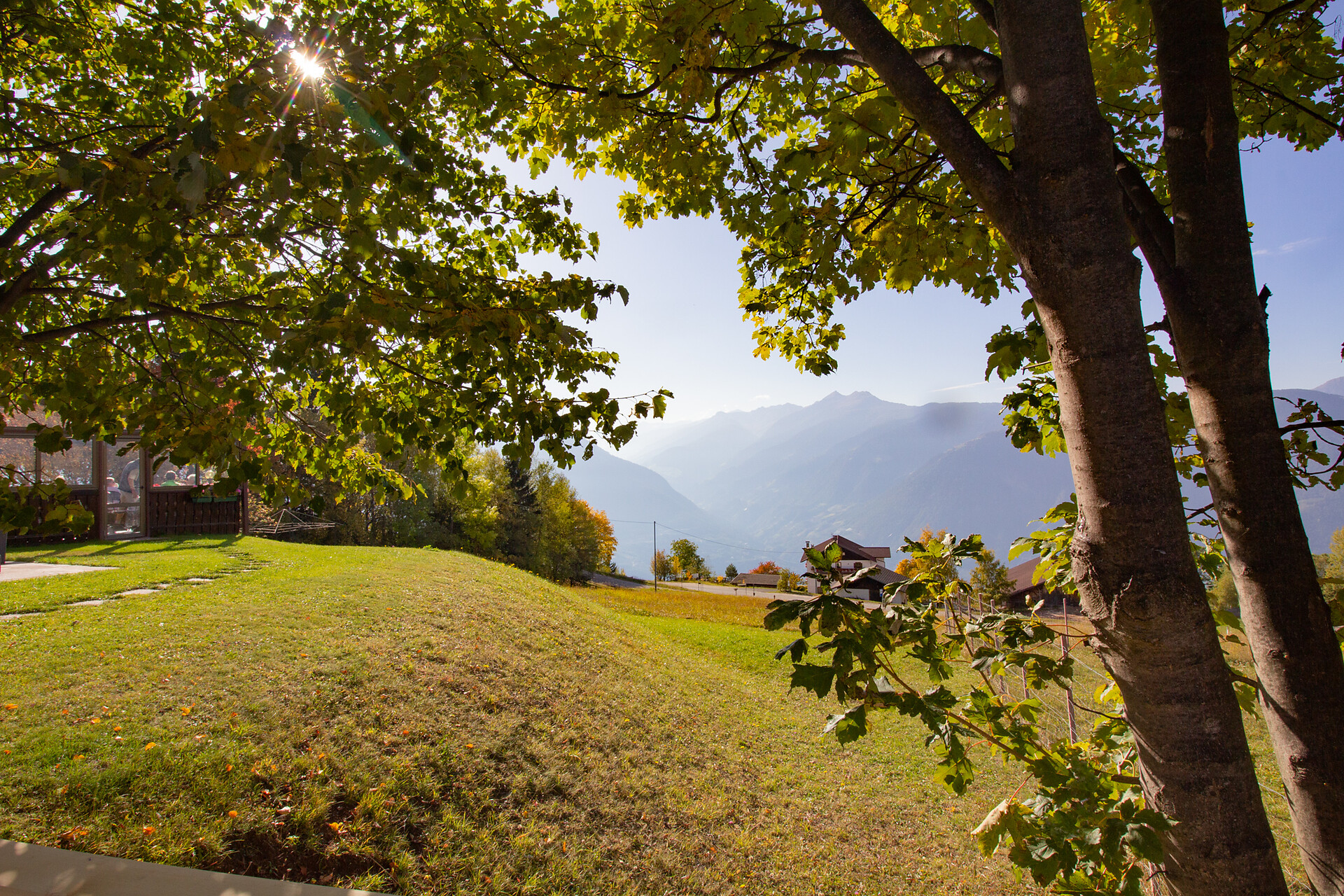 From the guesthouse Alpenrose you can enjoy the unique panoramic view