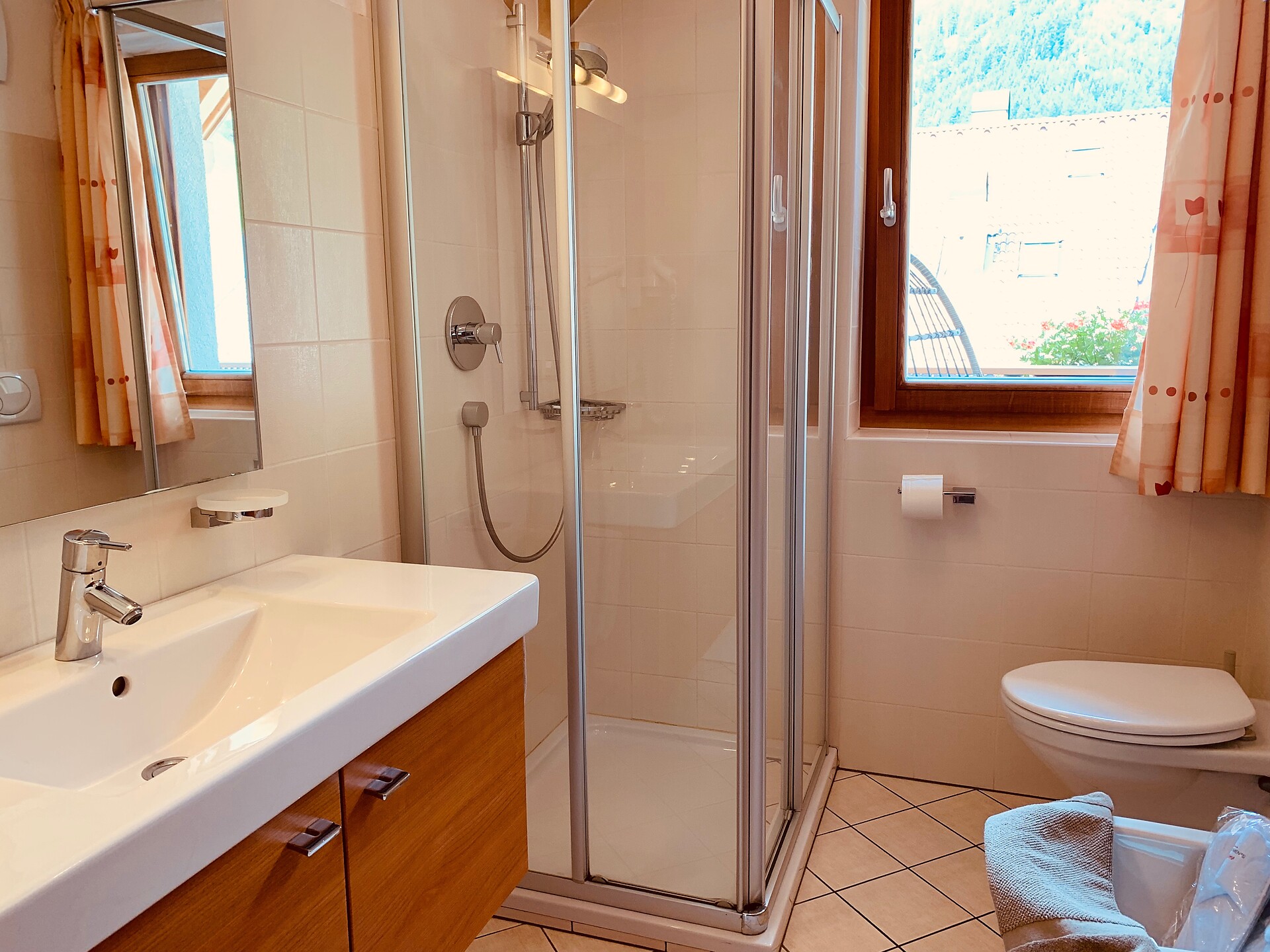 bathroom from the apartment Edelweiß