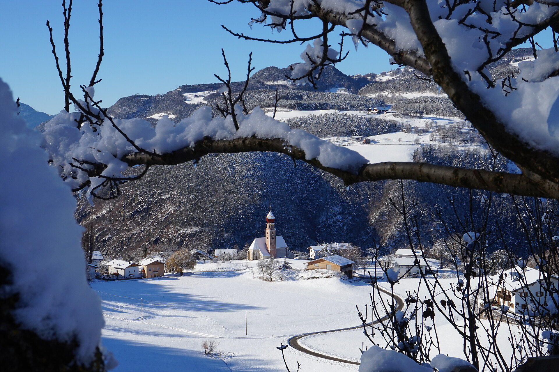 Ausblick St.Oswald Winter