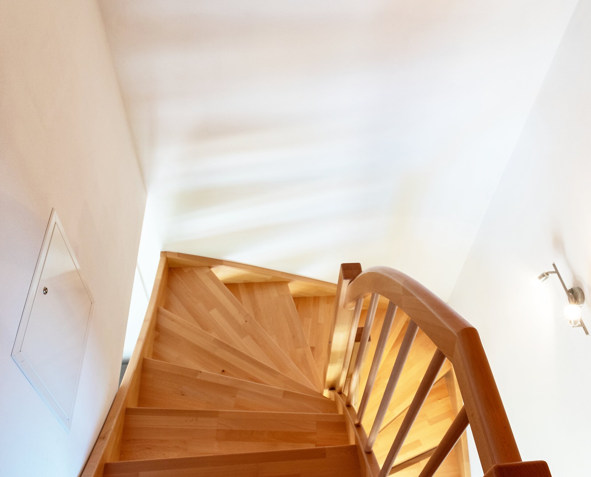 Stairs to the upper floor