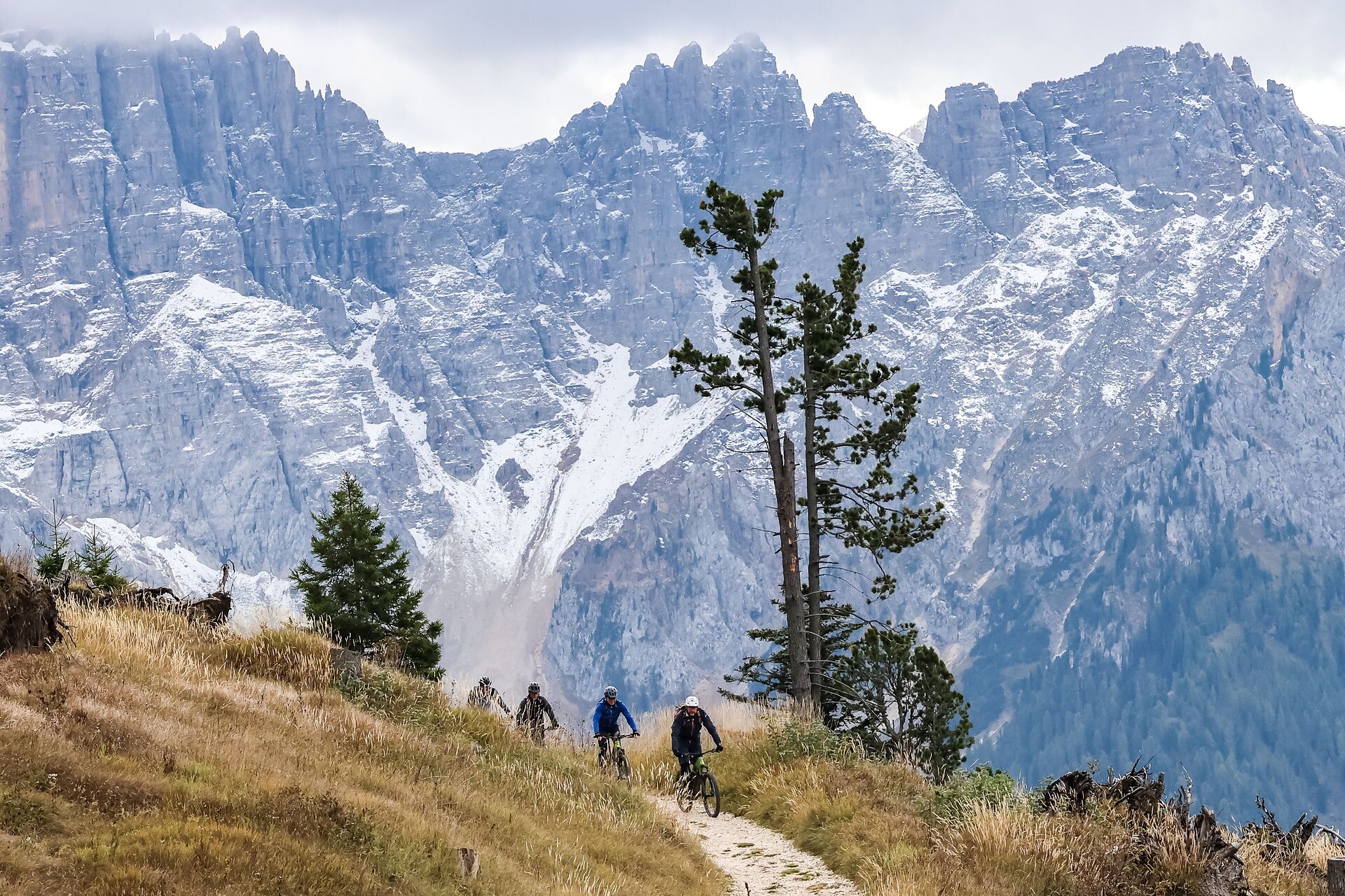 Biken in den Dolomiten