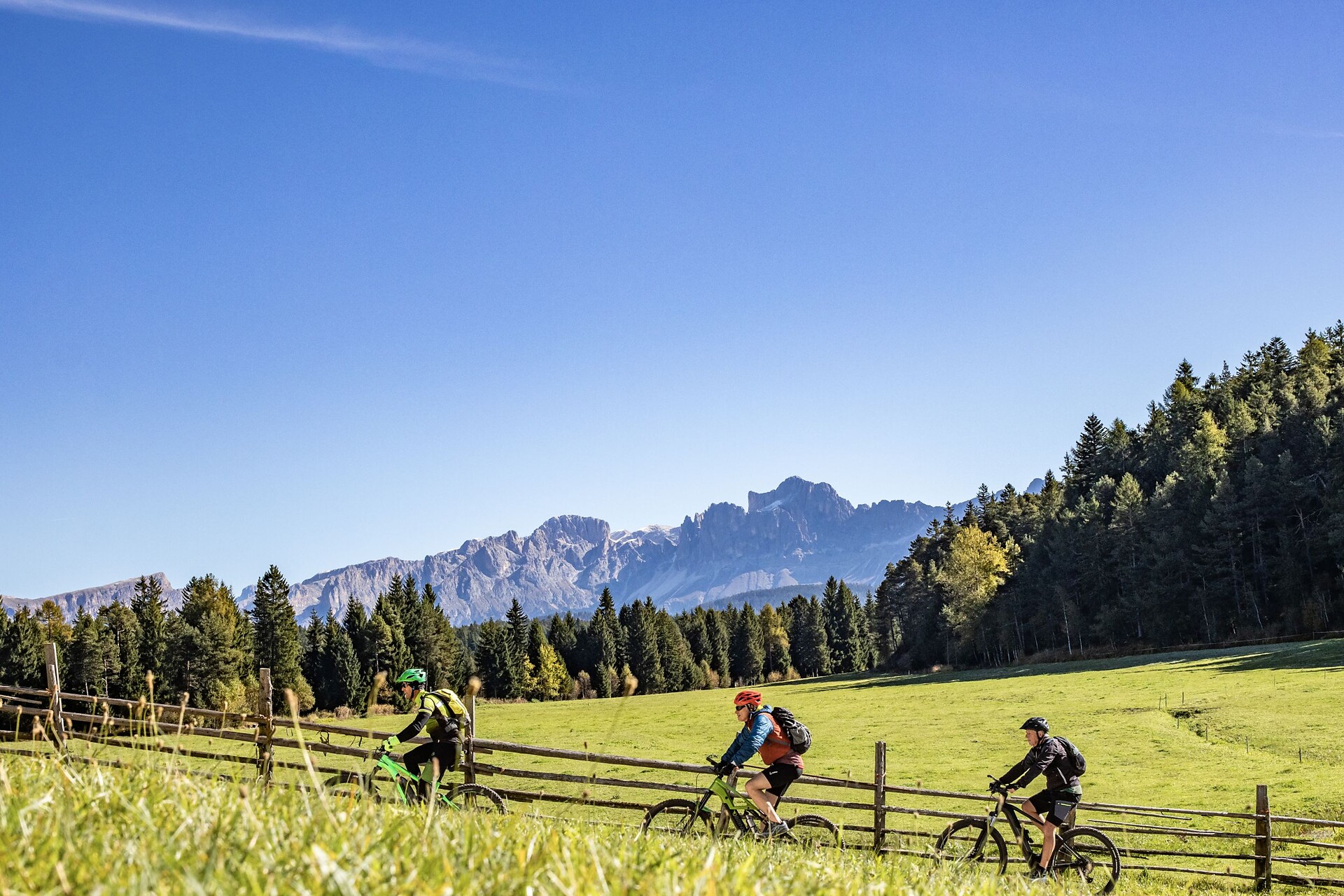 Biken in den Dolomiten