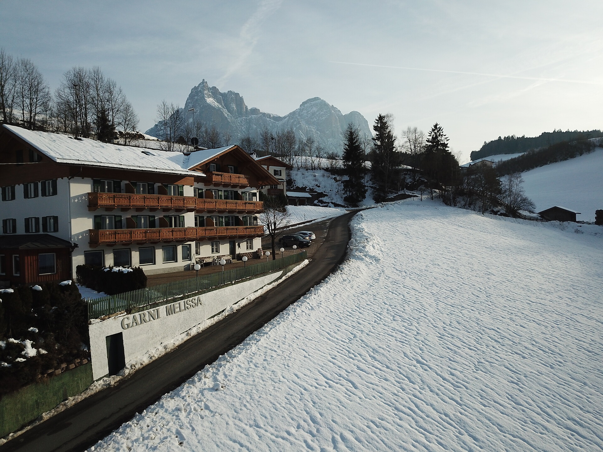 Inverno drone Garni Melissa