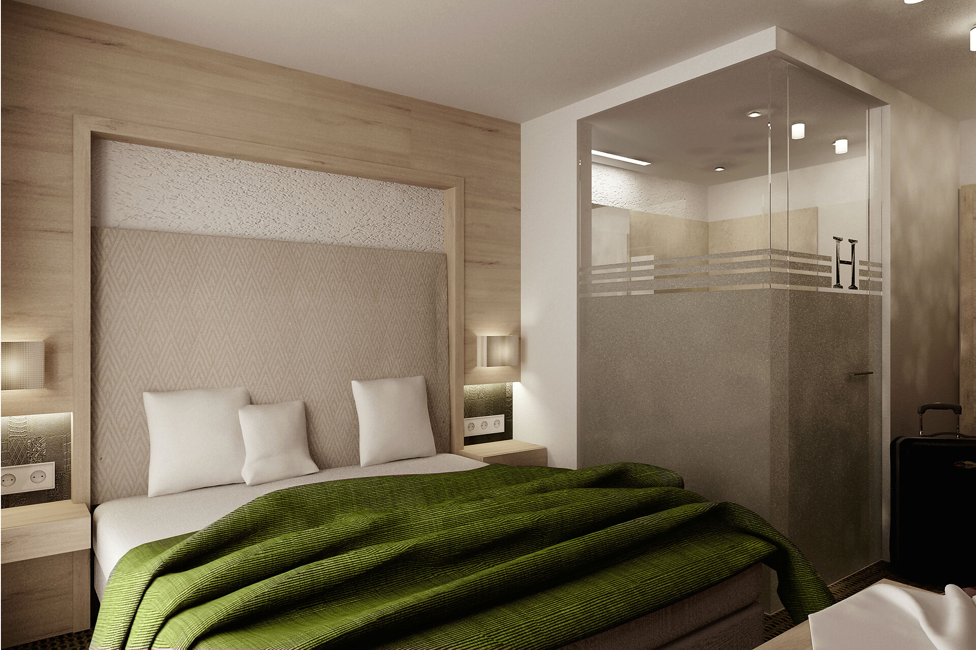 double room with balcony PANORAMICA to the South