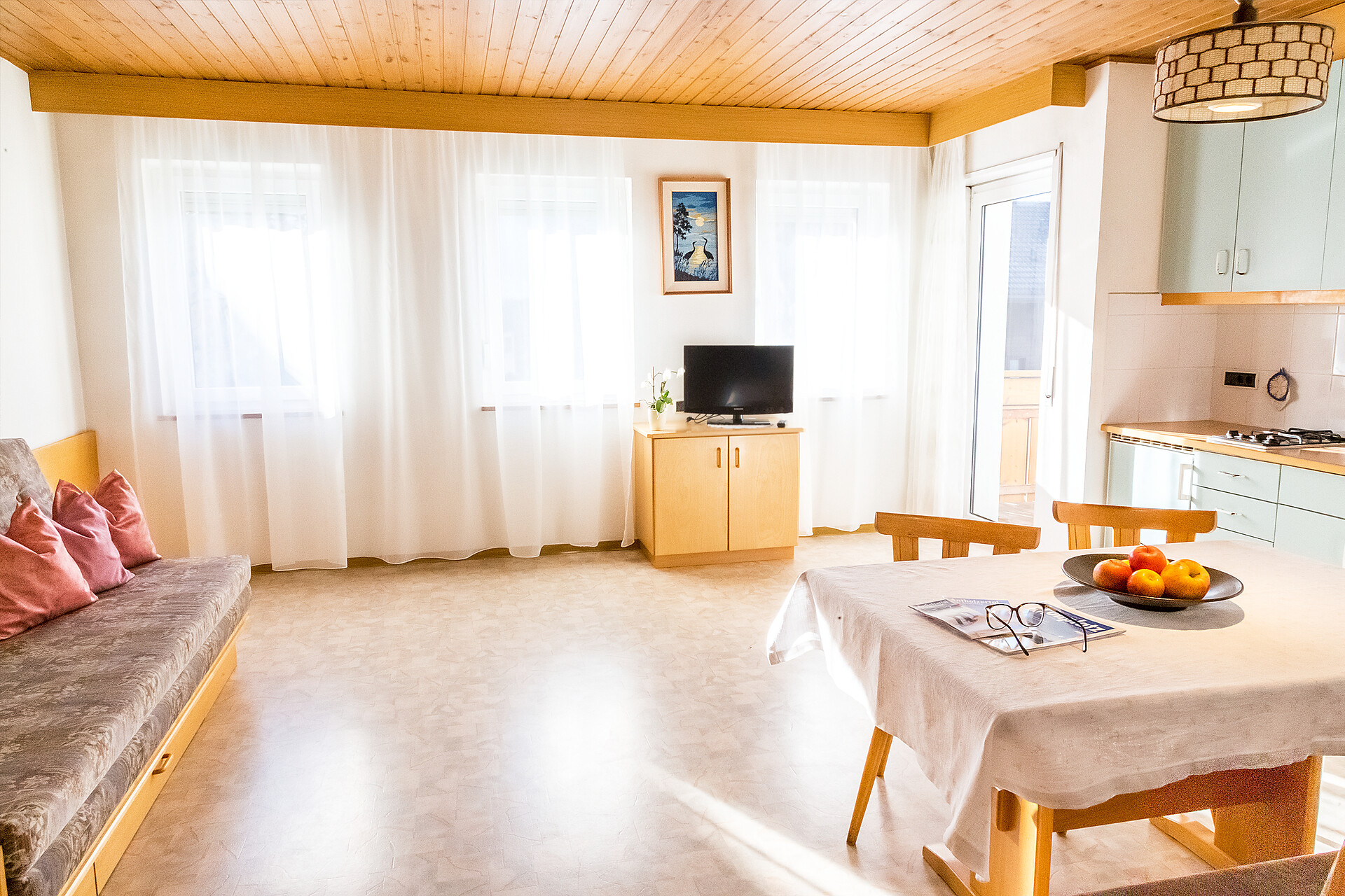 App 3: zona giorno, cucina