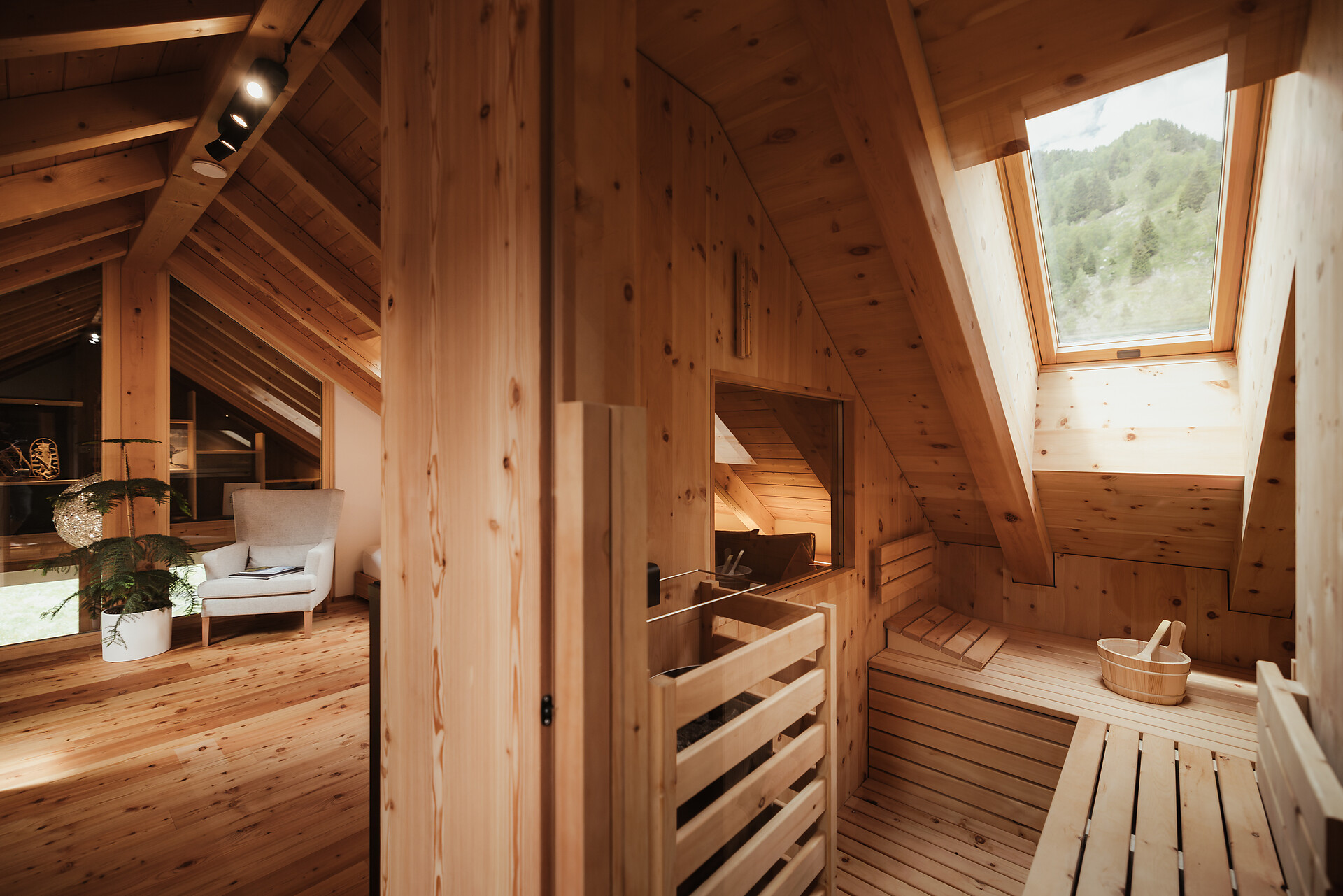 Sauna Chalet Dolomites