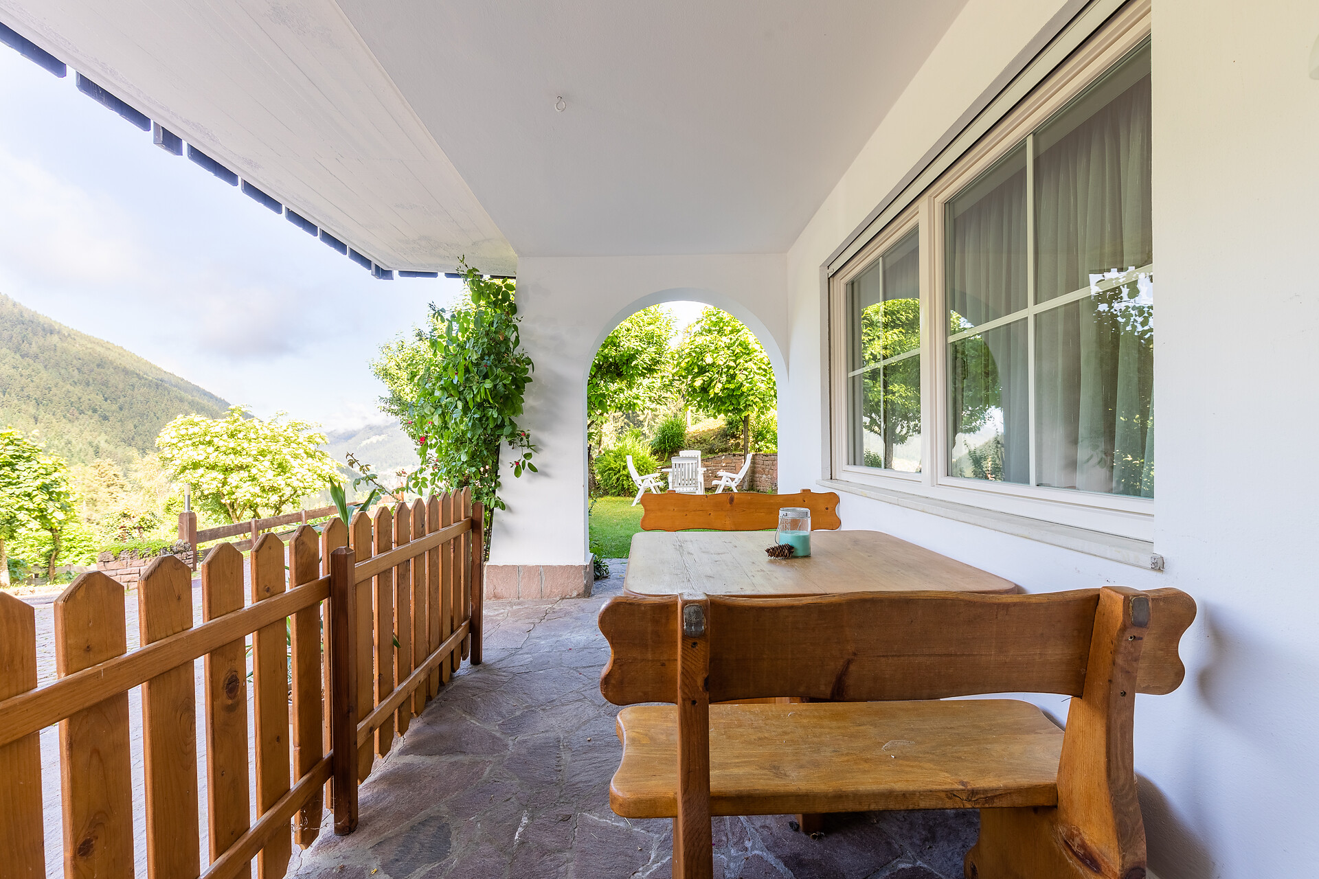 Terrasse Feriewohnung LATEMAR