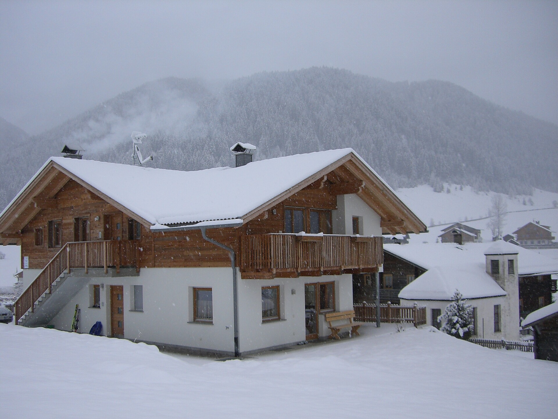 Casa in inverno