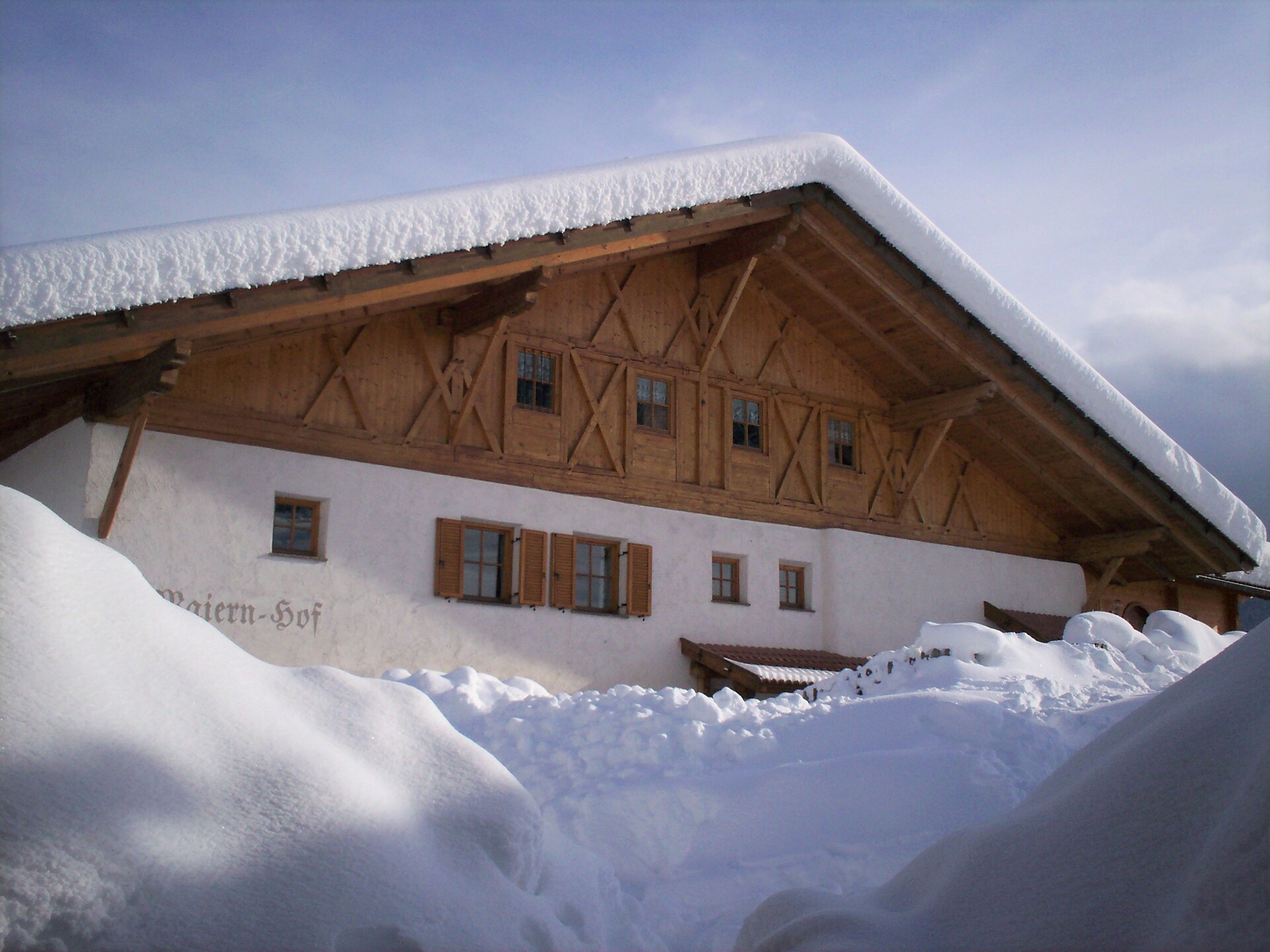 Haus im Winter