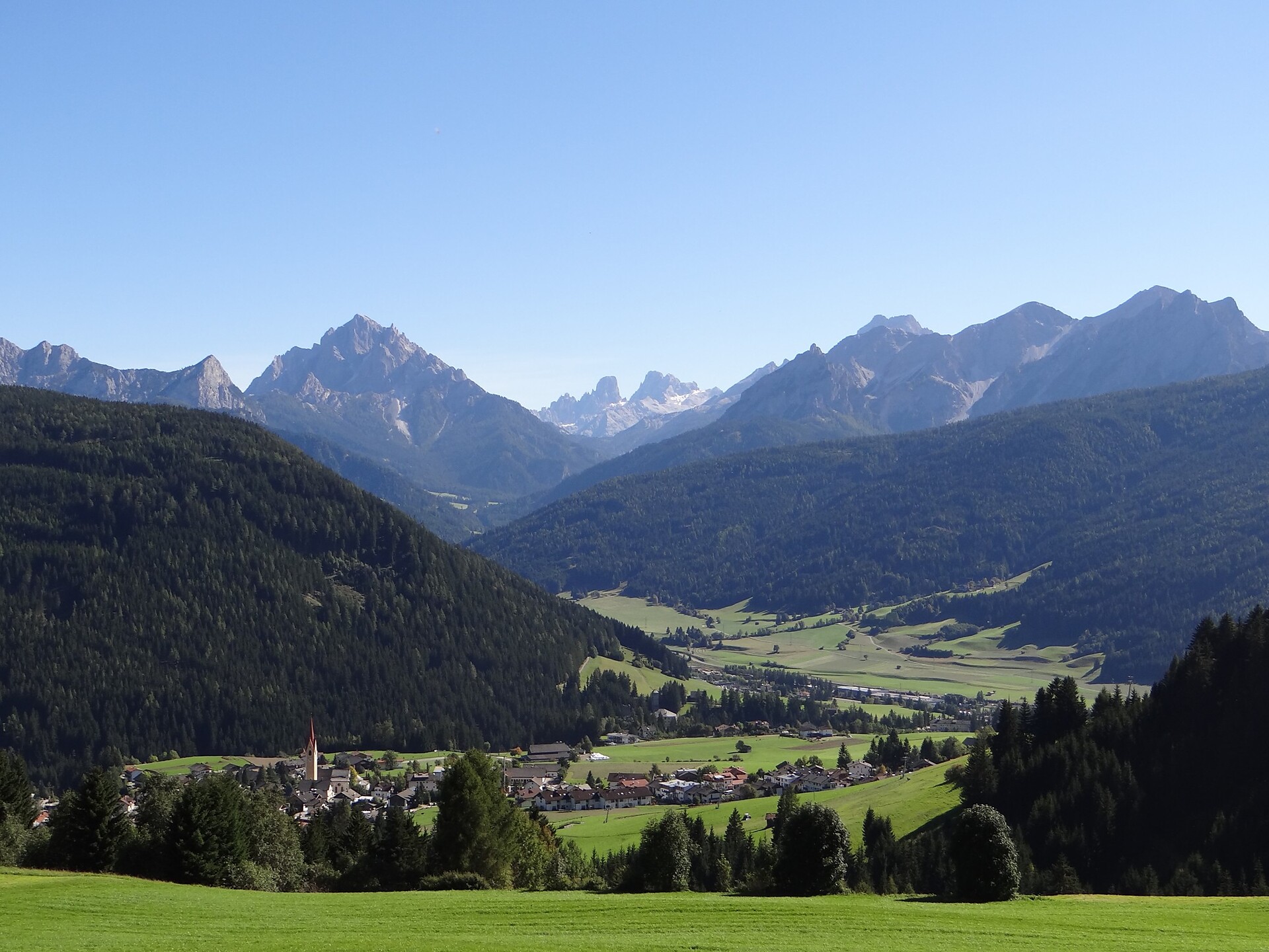 Dolomitenblick Hochwieserhof Sommer