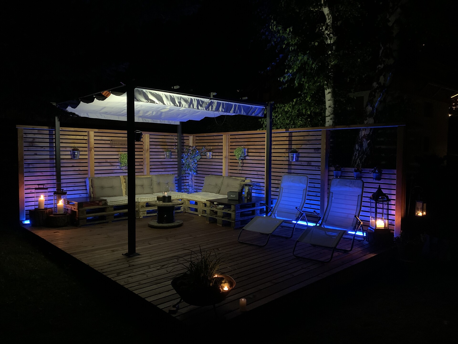 Garten im Sommer
