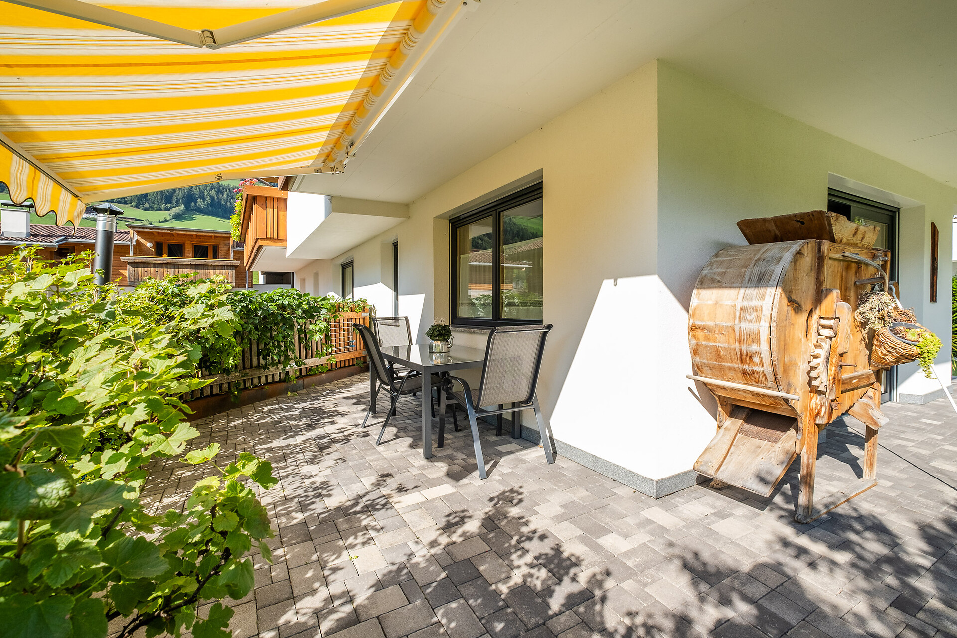 Terrasse Fewo Sass Rigais