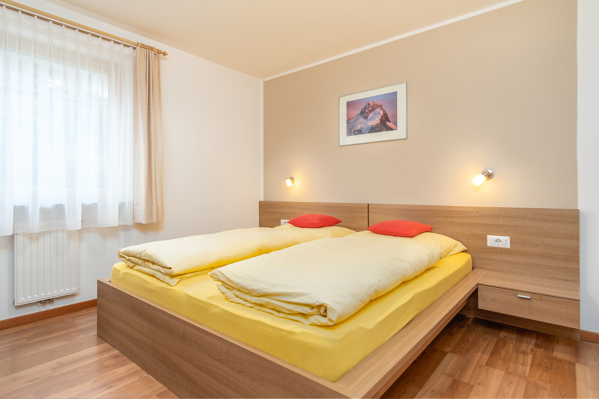 Fermeda: Doppelzimmer, evtl. mit Zustellbett oder Babybett