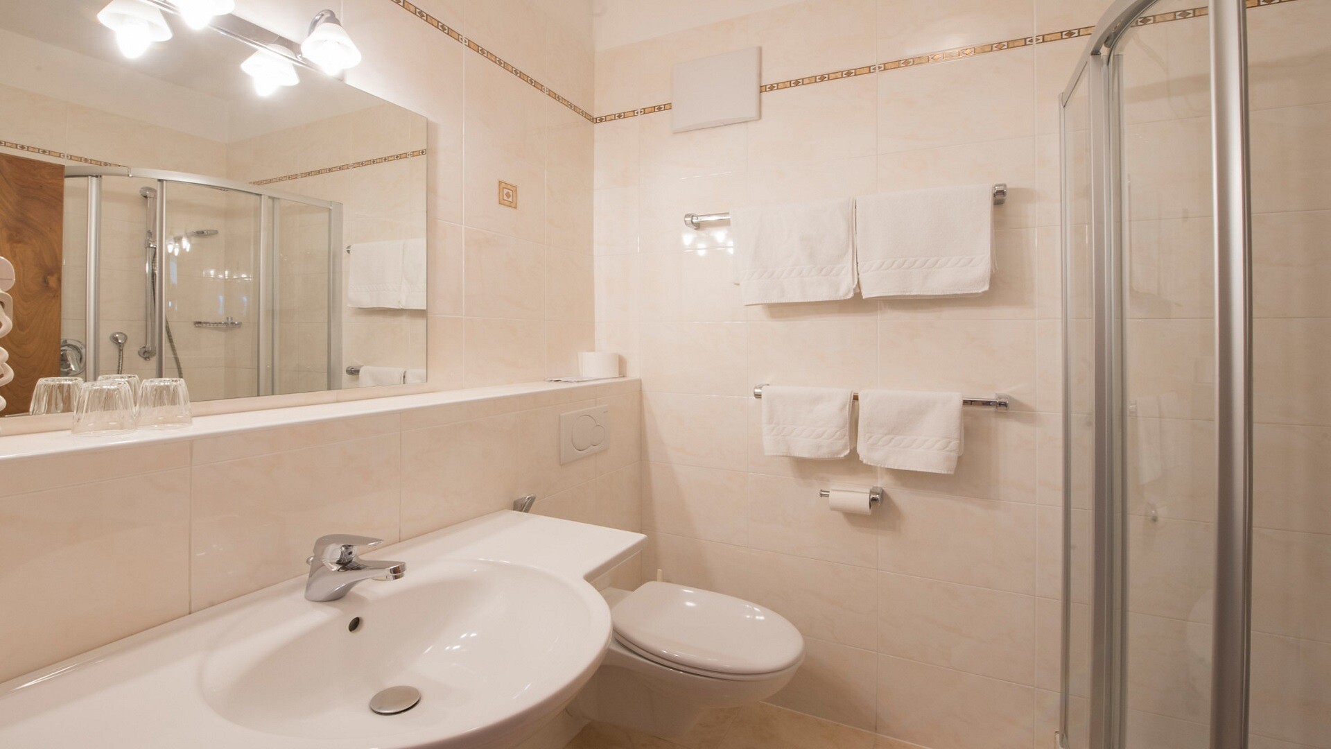 The badroom: doubble room "Komfort"