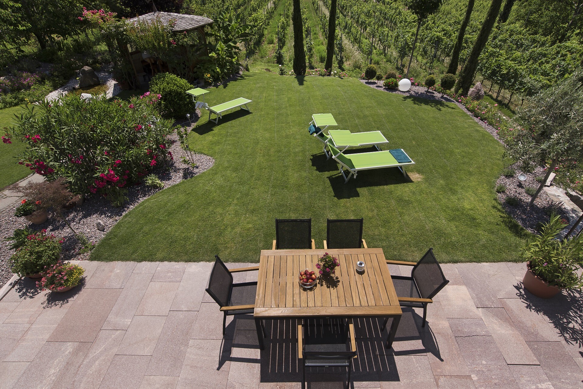 Terace with garden