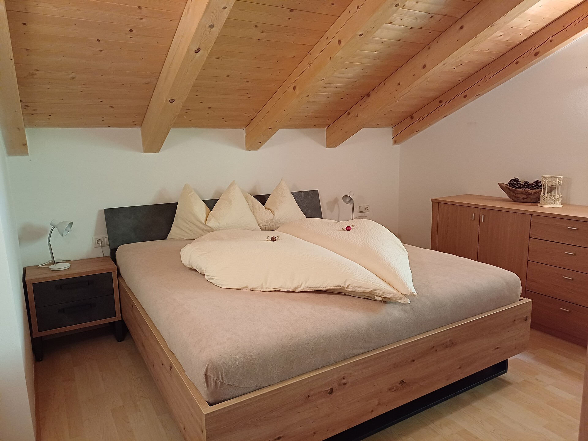 Camera da letto nell'appartamento
