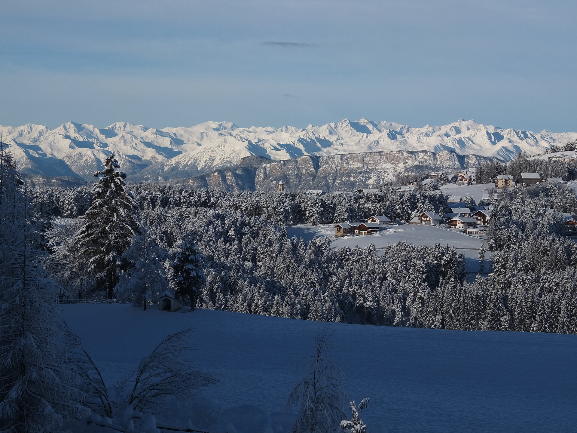 Panoramablick vom Balkon