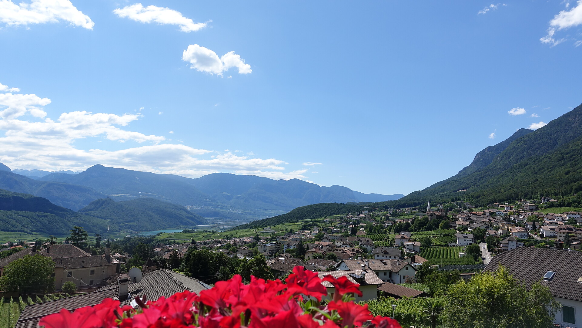 view from the balcony