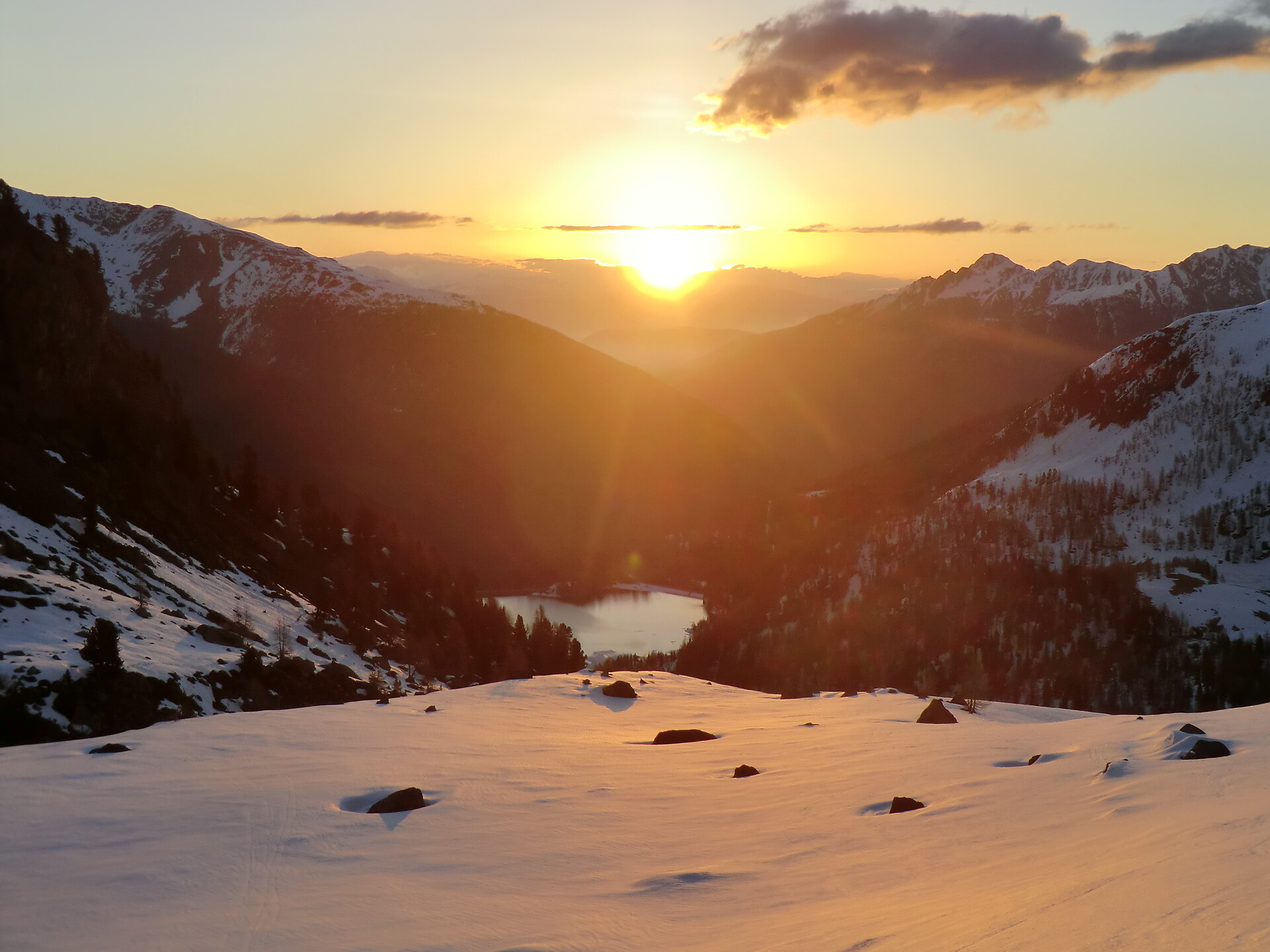 Sonnenaufgang Weißbrunn