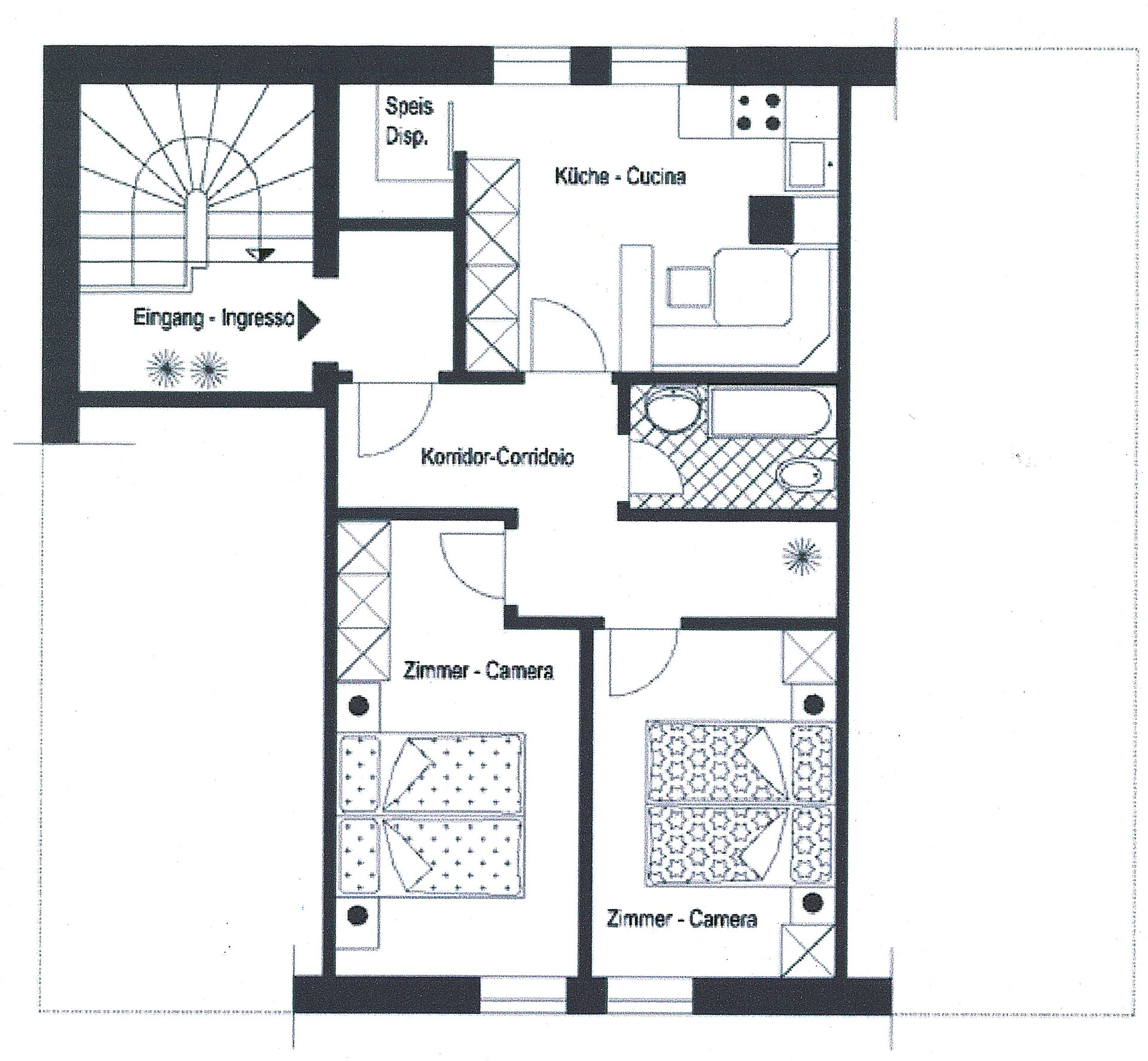 Ground plan apartment