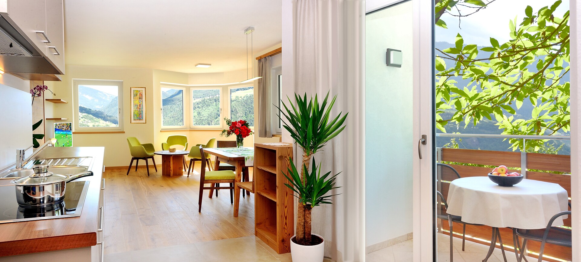 Küche Wohnzimmer