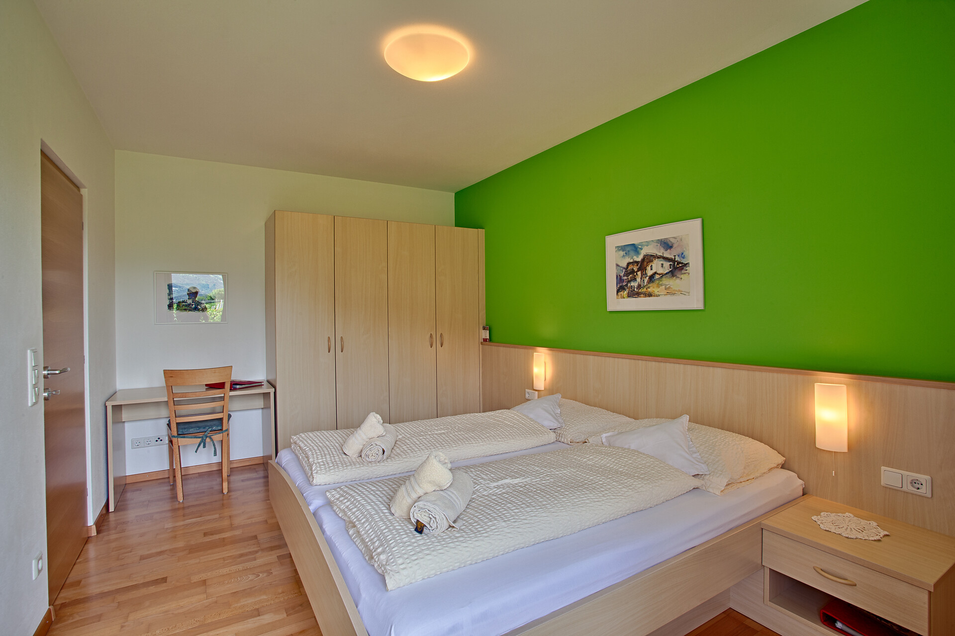 Schlafzimmer Champagner