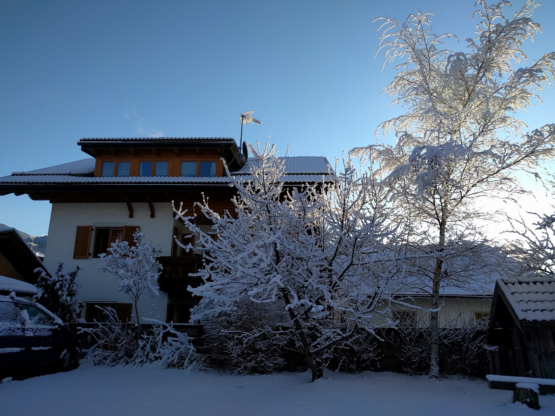 Haus Ploner im Winter