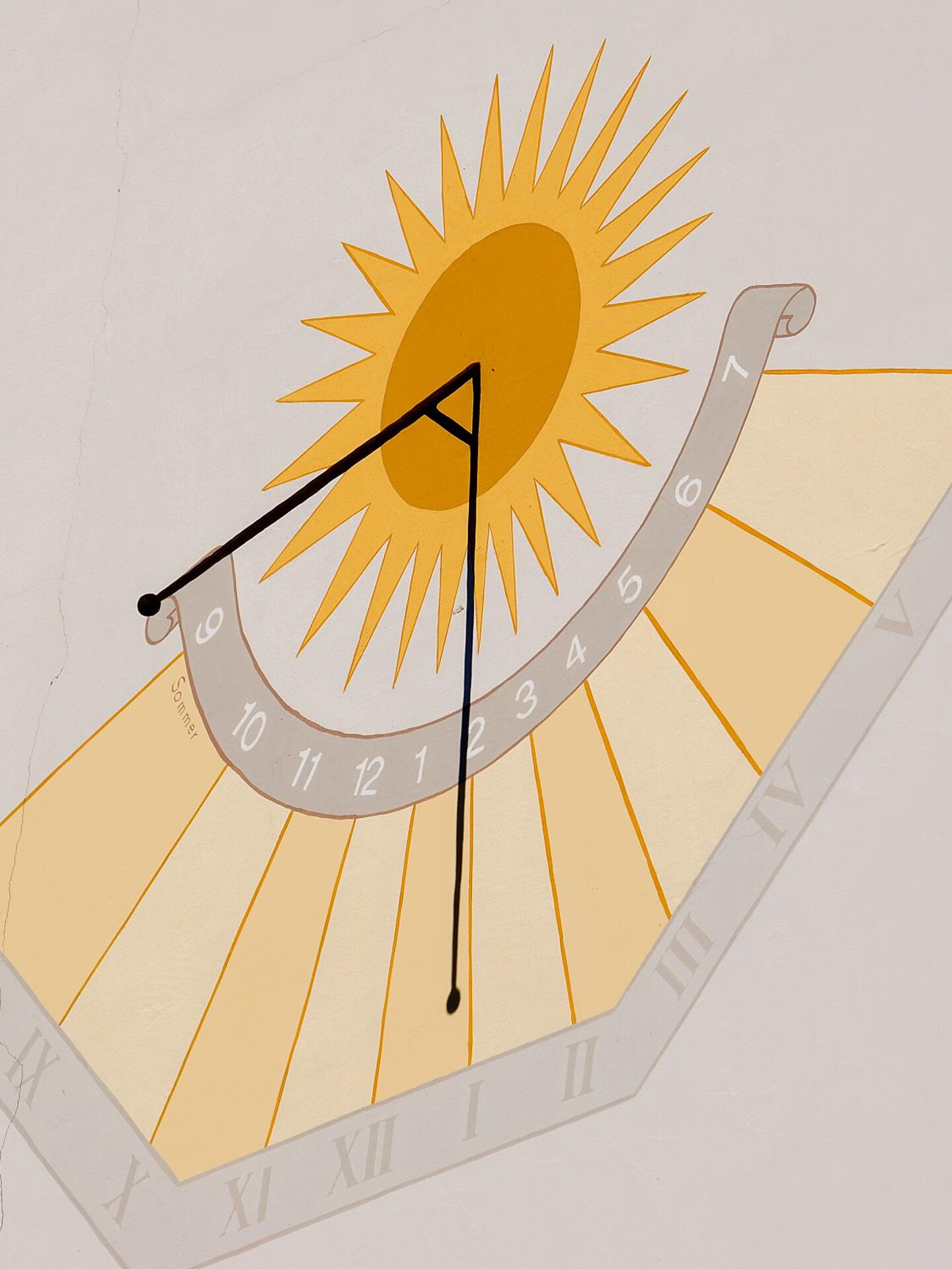 Mach es wie die Sonnenuhr, zähl die heitern Stunden nur