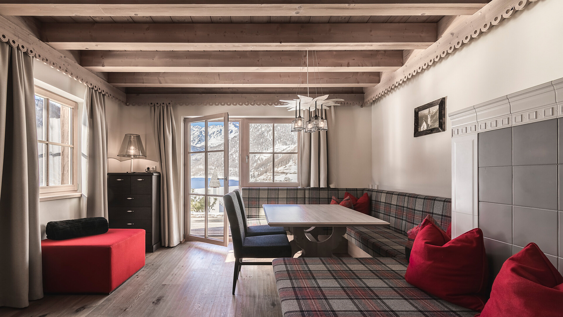 Wohnzimmer Chalets Edelweiss