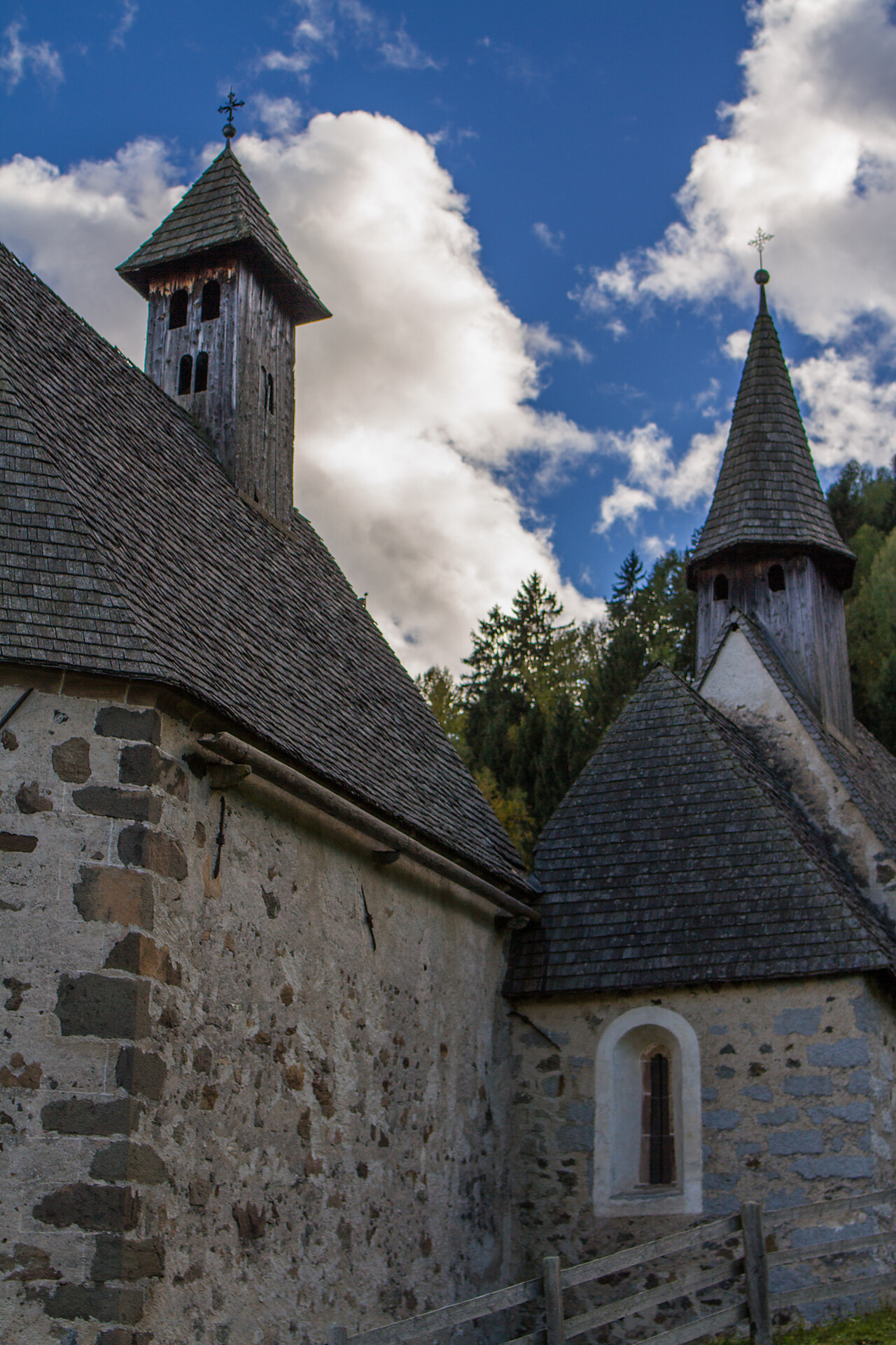the 3 churches of Barbian