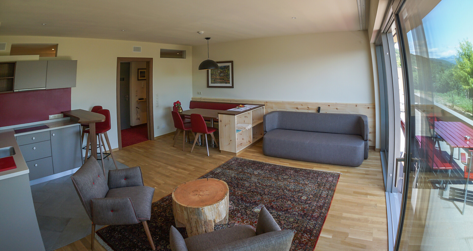Holiday flats 4 and 5 with panoramic view