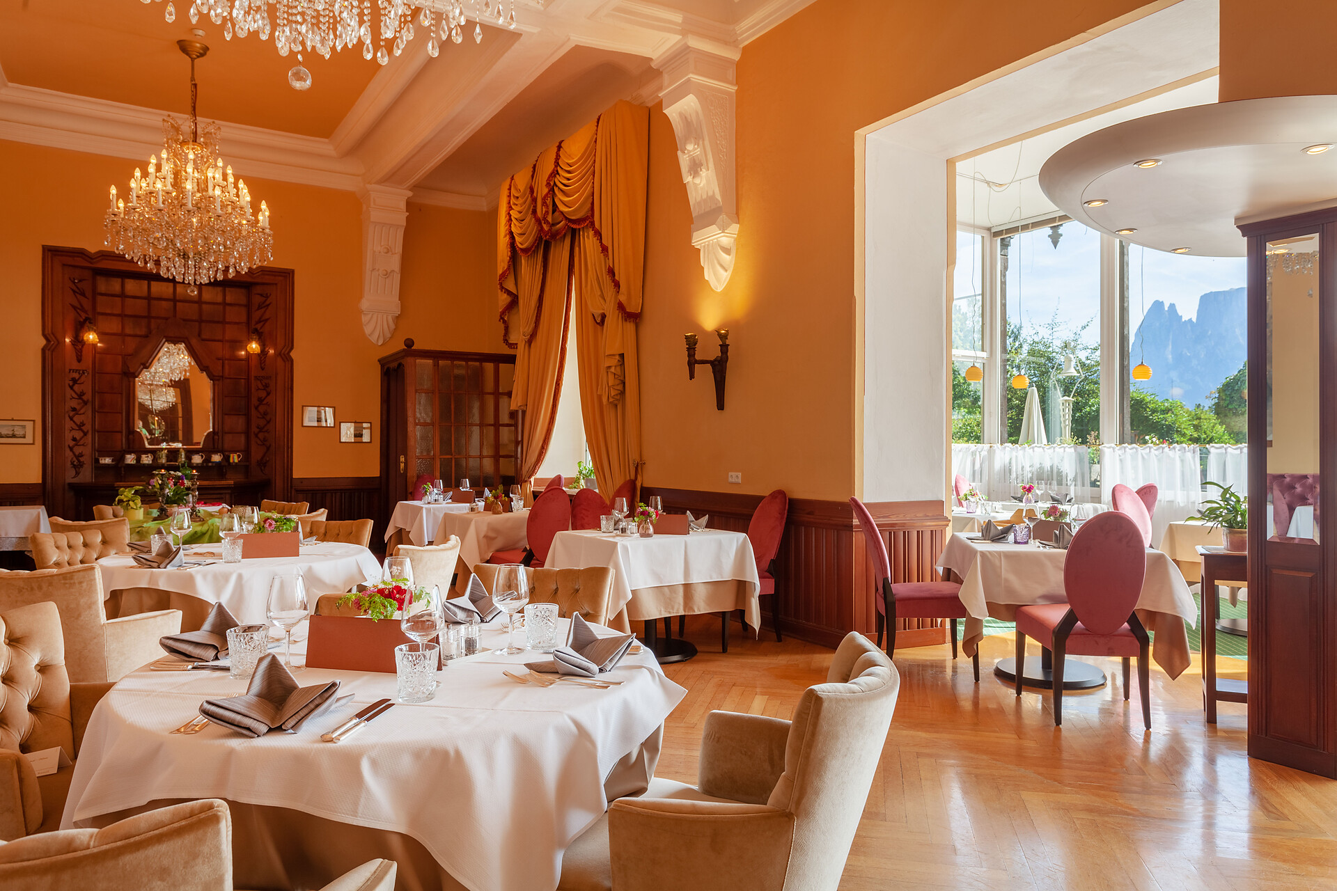 Sala pranzo stile liberty