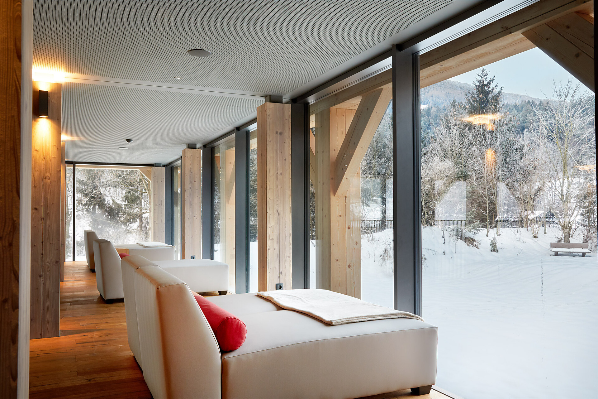 Liegen innen Winter